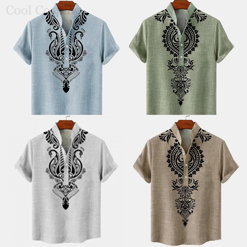 3D Printing Quality - Camiseta Henley Retro para Hombre, Camisa
