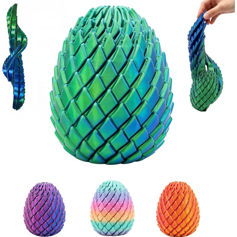 3D Printing Egg - Juguete Antiestrés Impreso en 3D, Huevo