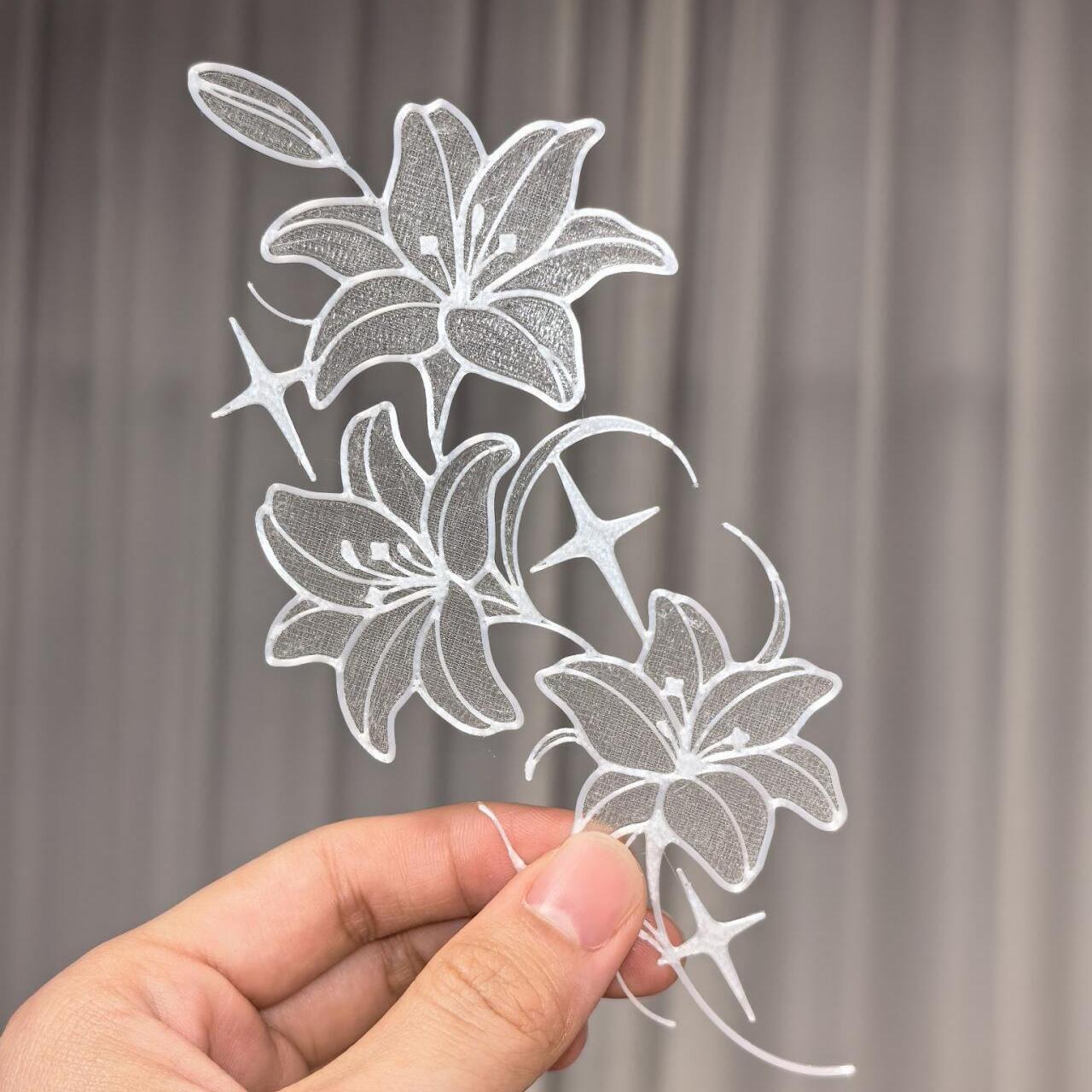 3D Printing Journal - Marcapáginas de Organza Imitación Estilo Coreano