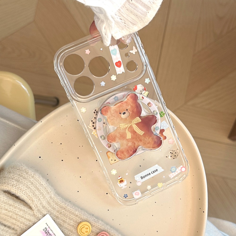 3D Printing Iphone - Funda Magnética Transparente con Estampado de