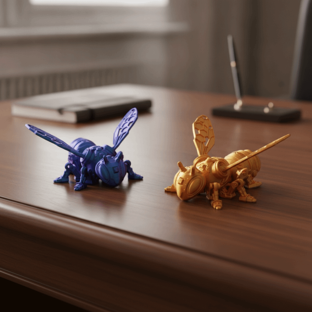 3D Printing Joints - Modelo de Abeja Impreso en 3D