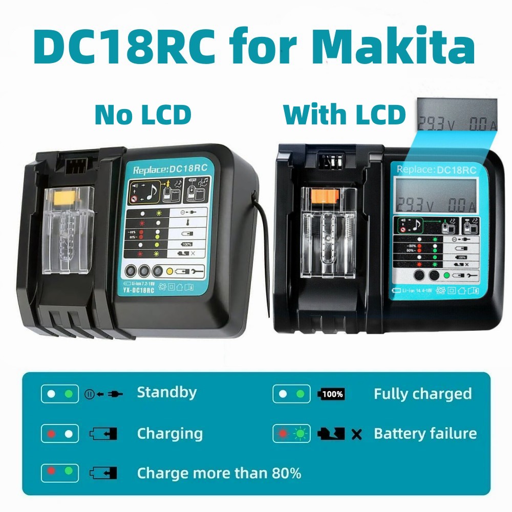 Makita Drill Hp1640 - Cargador de Batería de Iones de