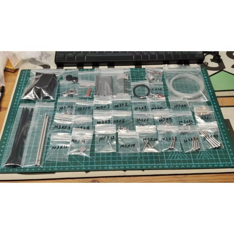 3D Printing Rc Boat - Kit Completo de Herrajes Metálicos para