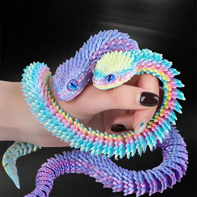 3D Printing Joints - Nueva Estatua de Serpiente Realista Impresa