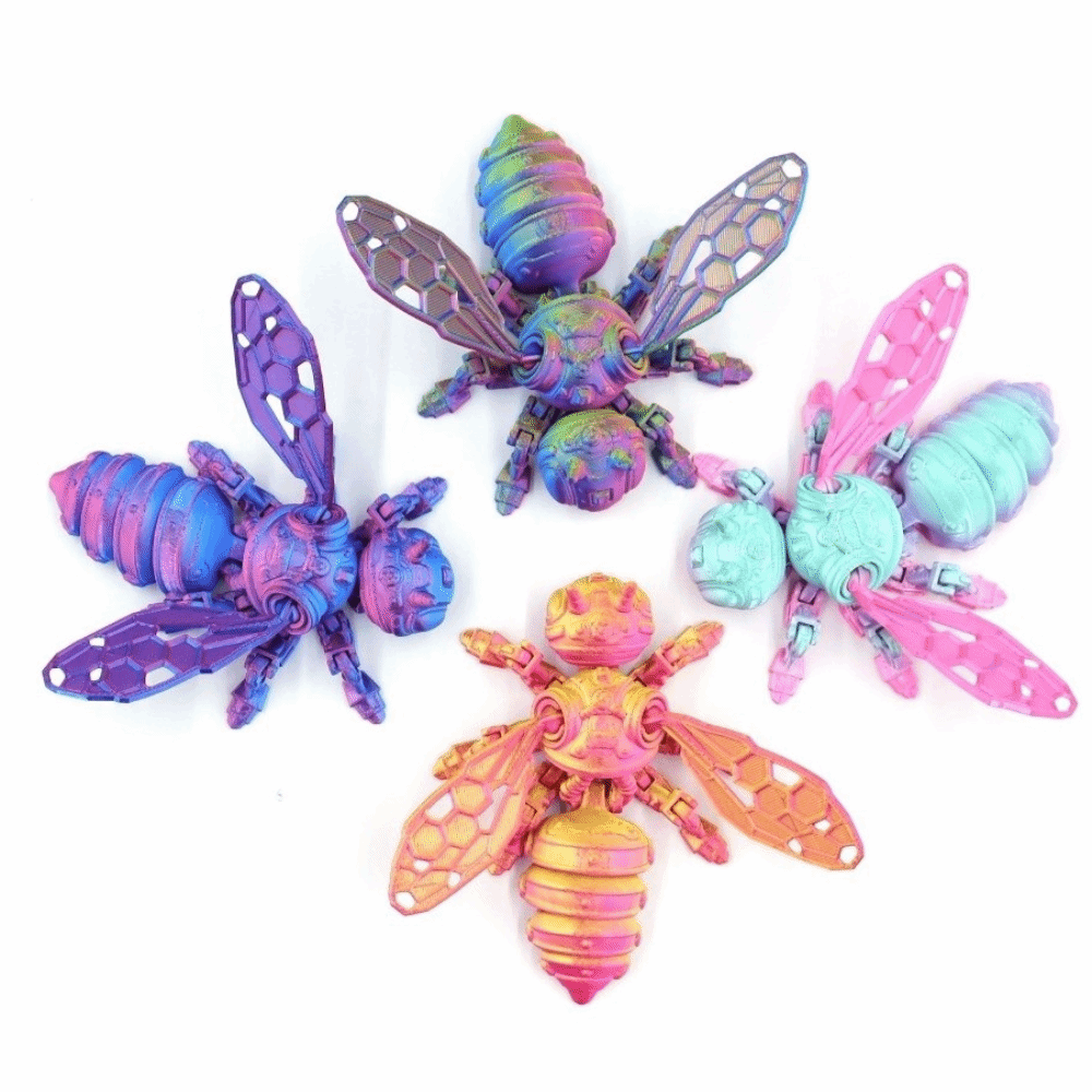 3D Printing Joints - Modelo de Abeja Impreso en 3D