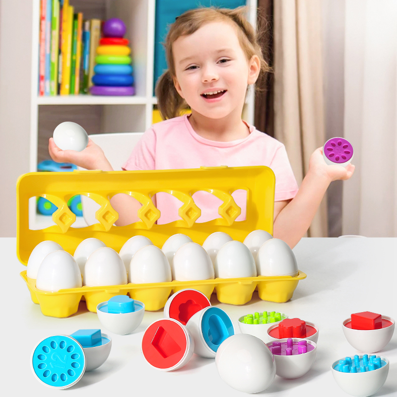 3D Printing Egg - Tornillos de huevos rompecabezas 3D Montessori