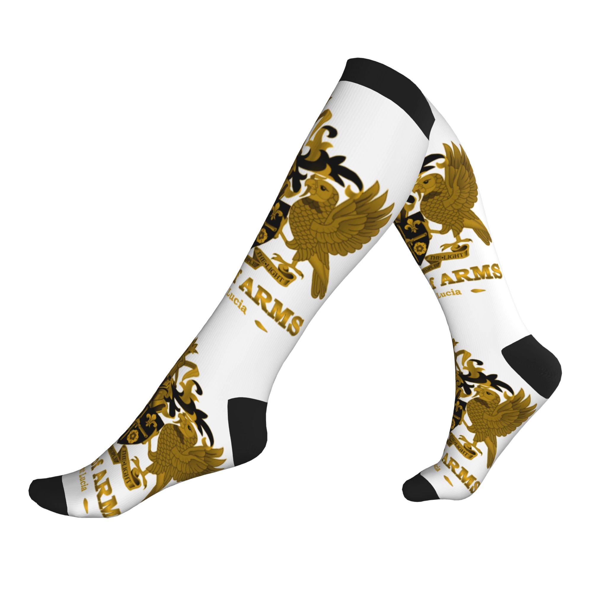 3D Printing Gold - Calcetines divertidos con escudo de armas