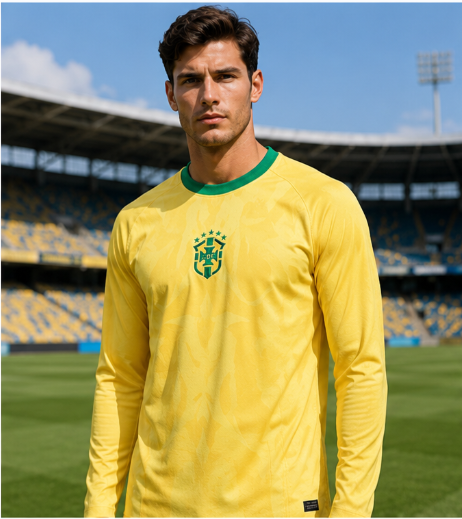 3D Printing Jersey - Camiseta de Fútbol de Manga Larga