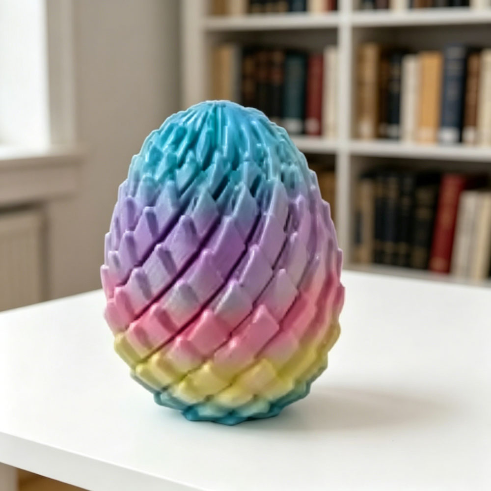Huevo de Dragón Impreso en 3D, - 3D Printing Egg reseña y precio