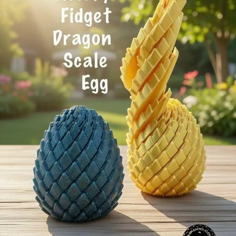 Huevo de Dragón Espiral Impres - 3D Printing Egg reseña y precio