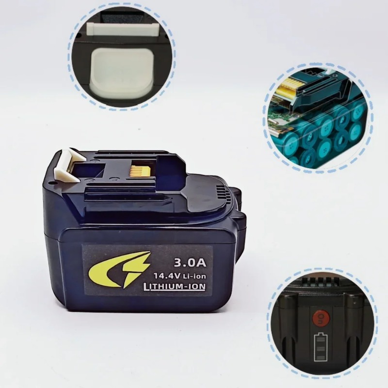 Para batería de iones de litio - Makita Drill Hp1640 reseña y precio