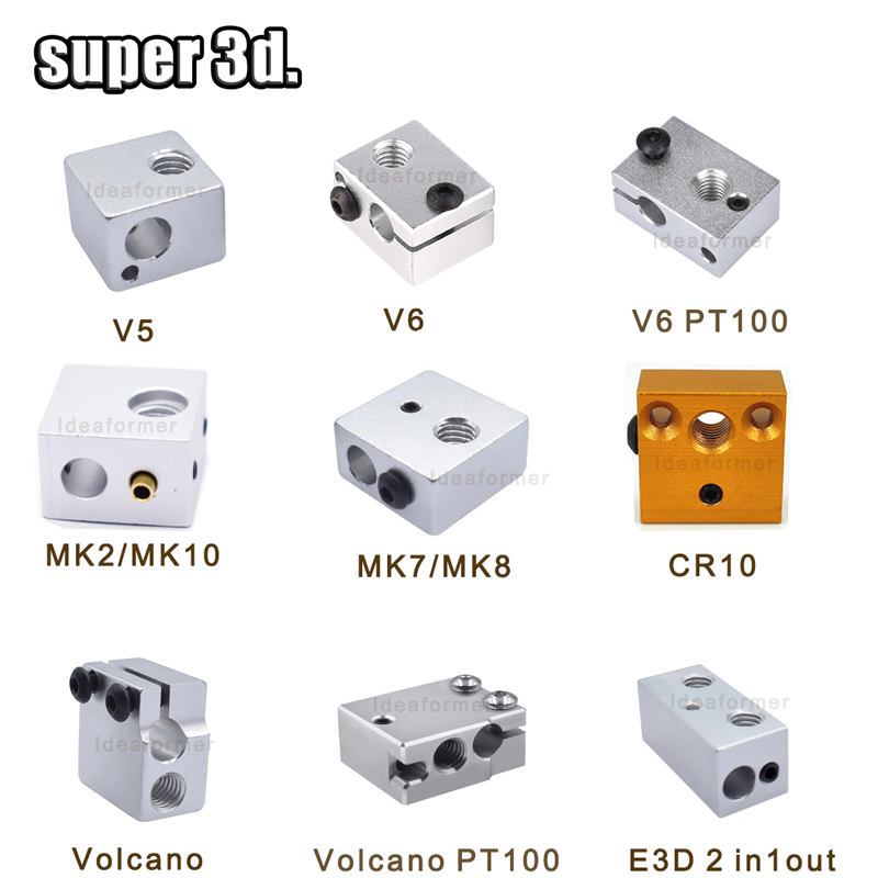 1 Uds. Bloque de calor 3D E3D  - 3D Printing Warehouse reseña y precio