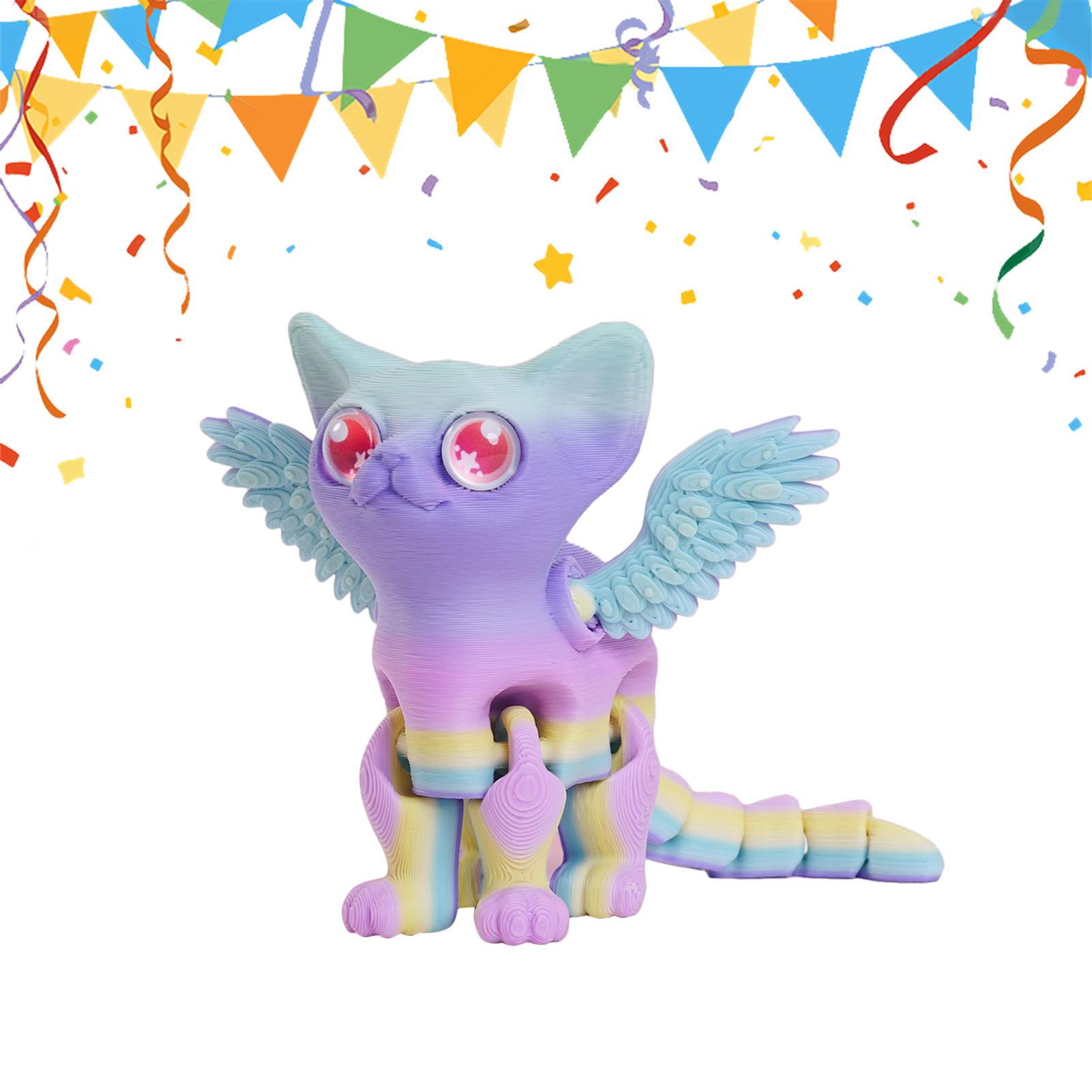 Figura de Gato Impresa en 3D,  - 3D Printing Joints reseña y precio