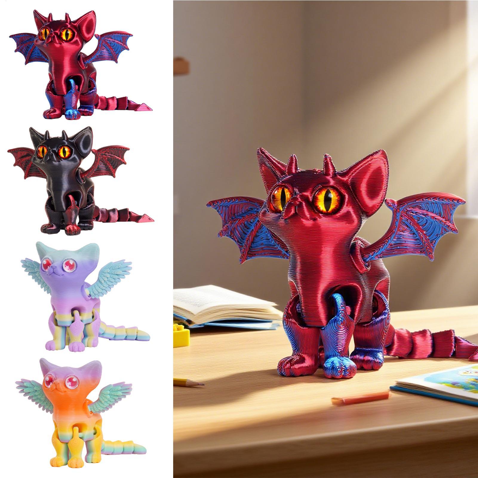 Figura de Gato Impresa en 3D,  - 3D Printing Joints reseña y precio