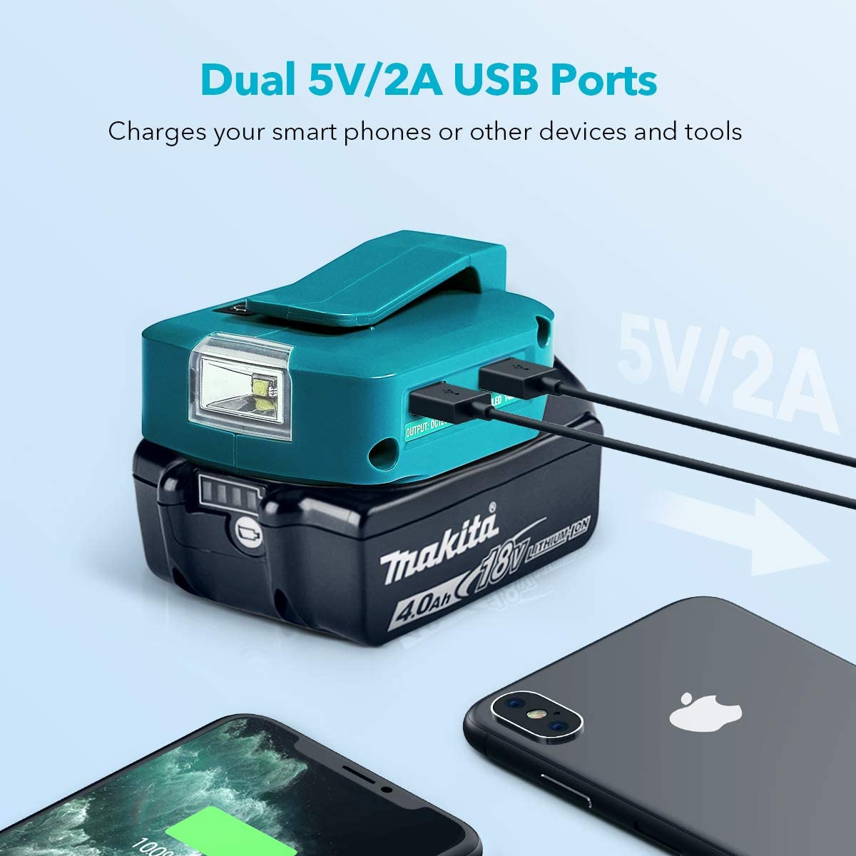 Adaptador USB para Makita BL14 - Makita Drill Hp1640 reseña y precio