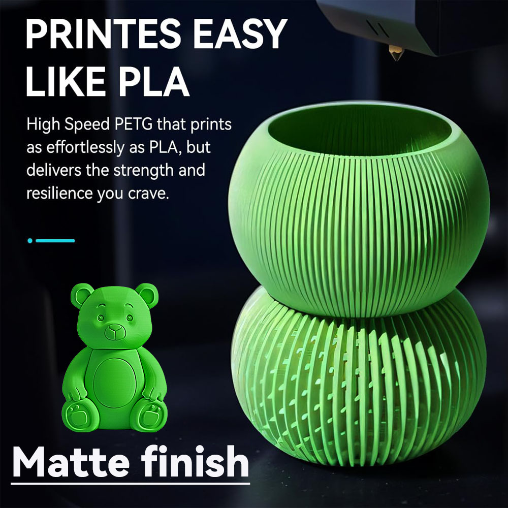 Filamento 3D PETG mate de alta - 3D Printing Nylon Filament reseña y precio