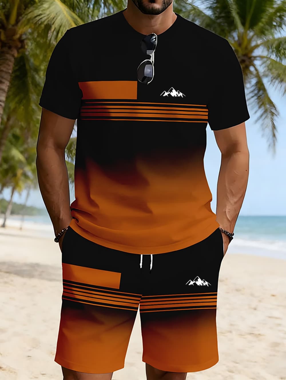 Conjunto Casual de Dos Piezas  - 3D Printing Jersey reseña y precio