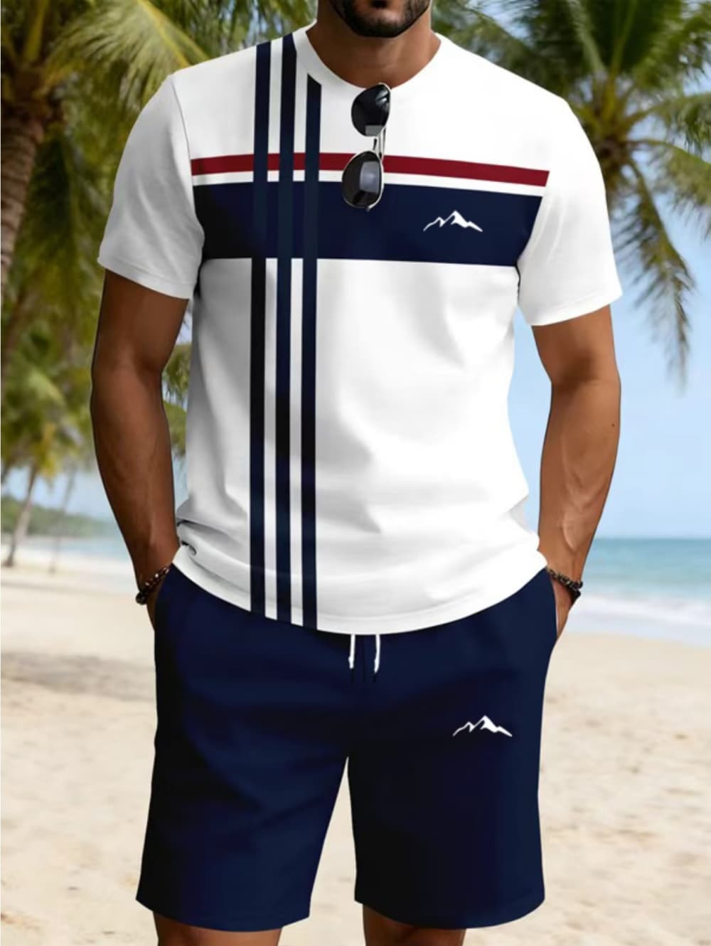 Conjunto Casual de Dos Piezas  - 3D Printing Jersey reseña y precio