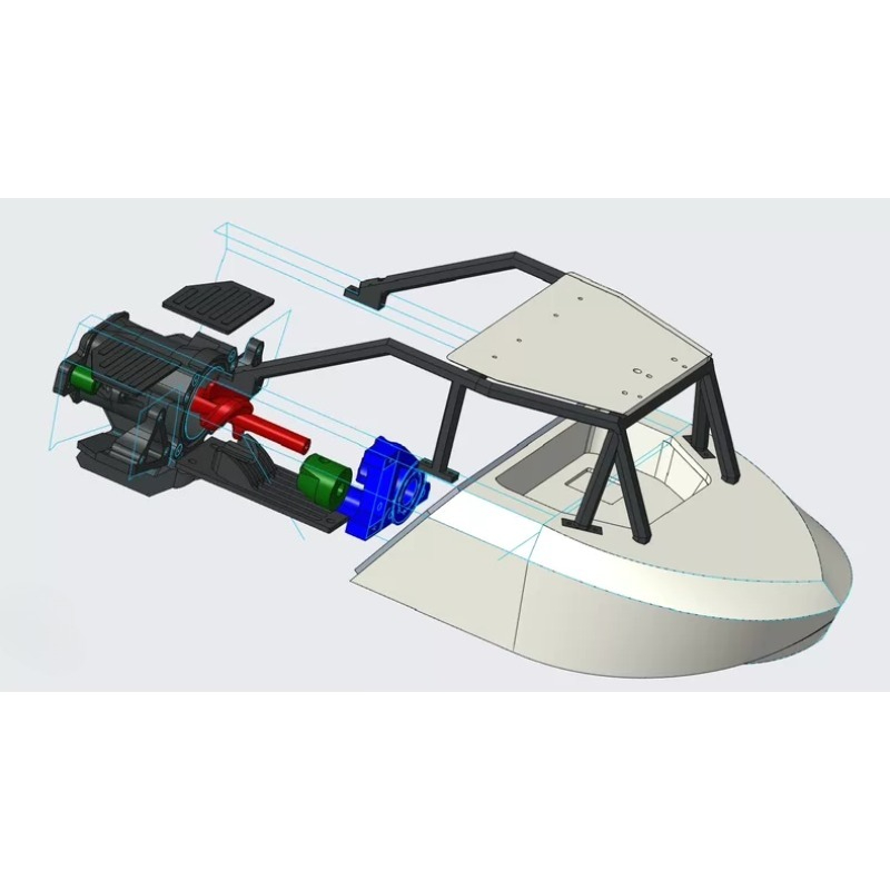 Kit de Mejora de Piezas para B - 3D Printing Rc Boat reseña y precio
