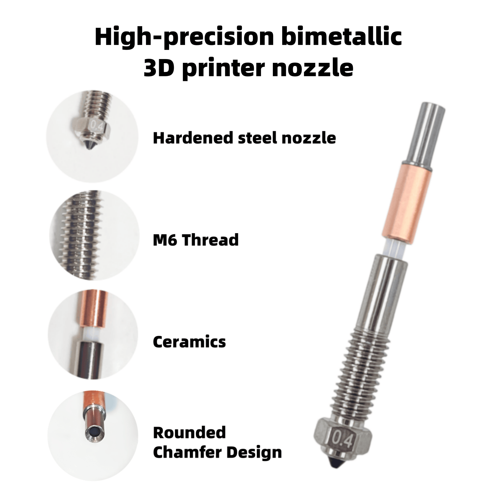 Boquilla bimetálica para QIDI  - 3D Printing News reseña y precio