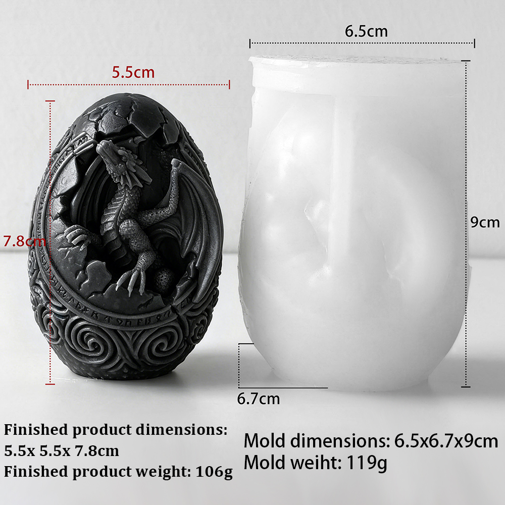 Molde de silicona 3D DIY para  - 3D Printing Egg reseña y precio