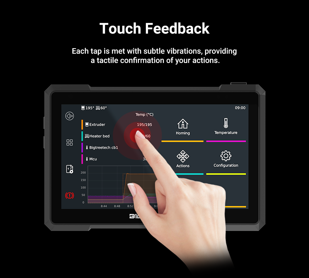 BIGTREETECH Pad 7 pantalla tác - 3D Printing Warehouse reseña y precio