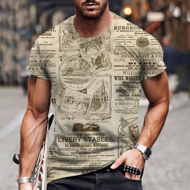 Camiseta con patrón de diarios - 3D Printing Journal reseña y precio