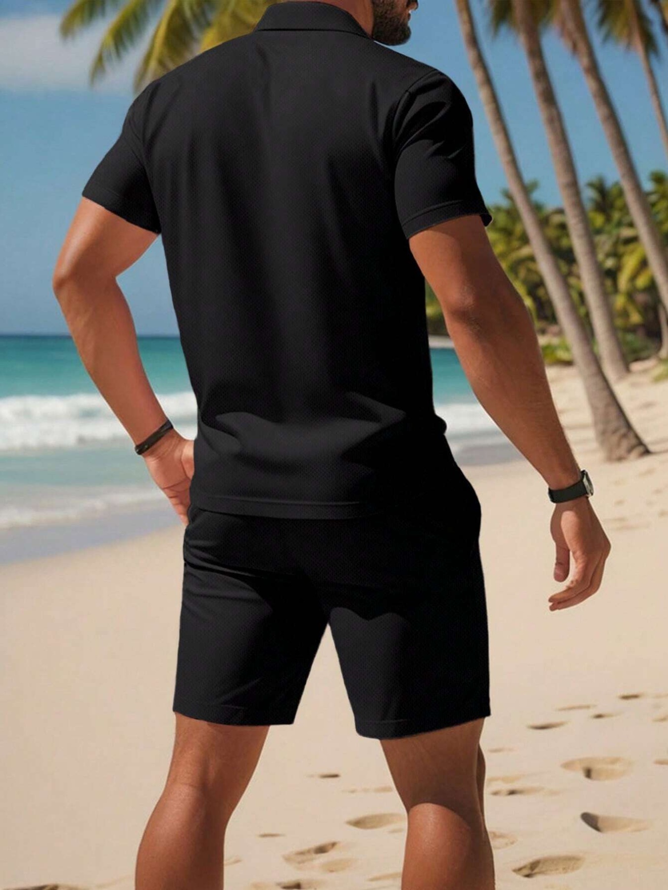 Conjunto de Polo para Hombre V - 3D Printing Jersey reseña y precio