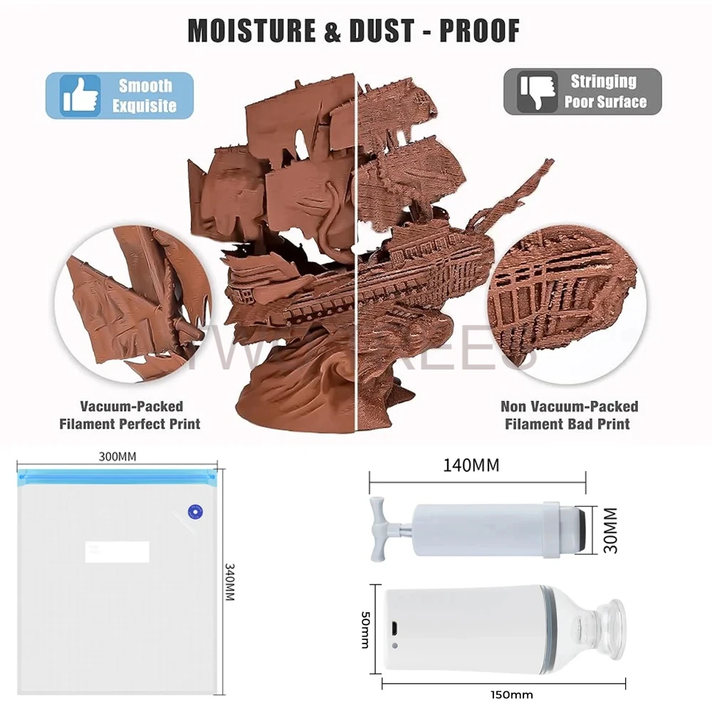 Bolsa de Vacío para Impresión  - 3D Printing Nylon Filament reseña y precio