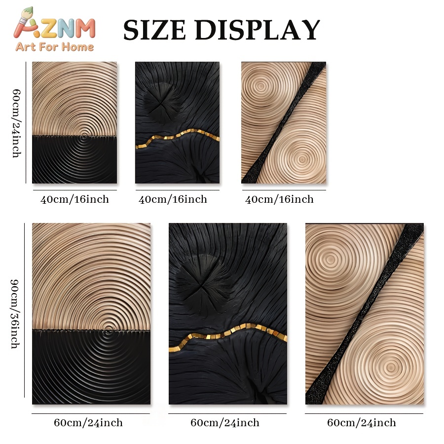 AZNM Wabi Sabi - Arte de pared - 3D Printing Gold reseña y precio
