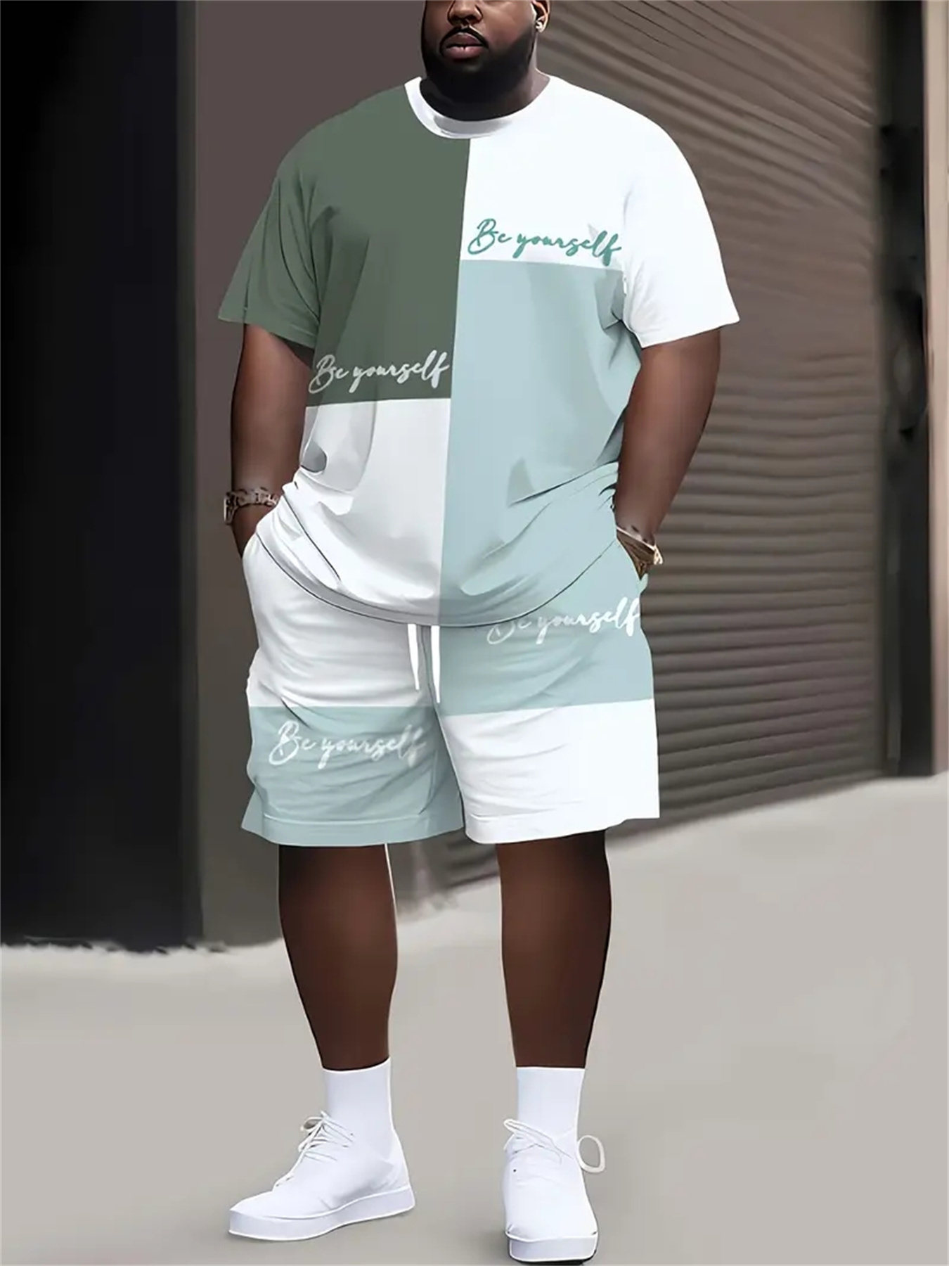 Conjunto de Verano para Hombre - 3D Printing Jersey reseña y precio
