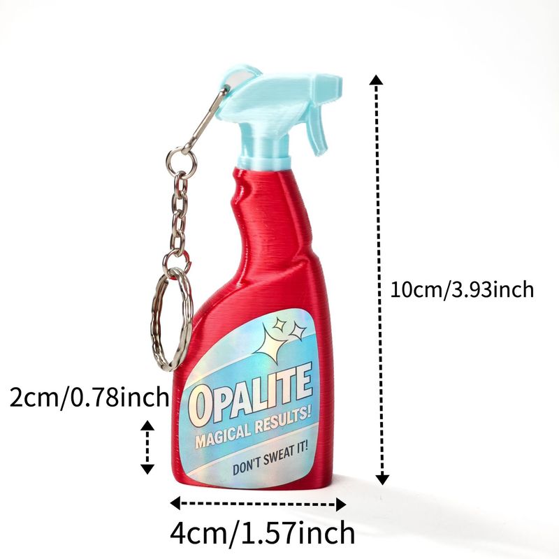 Llavero de botella limpiadora  - 3D Printing Result reseña y precio