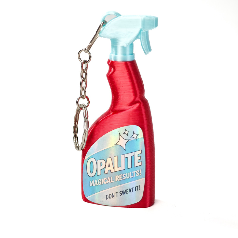 Llavero de botella limpiadora  - 3D Printing Result reseña y precio