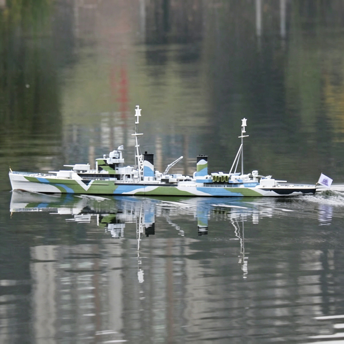 Barco RC 1/200 de 77 cm, Cruce - 3D Printing Rc Boat reseña y precio